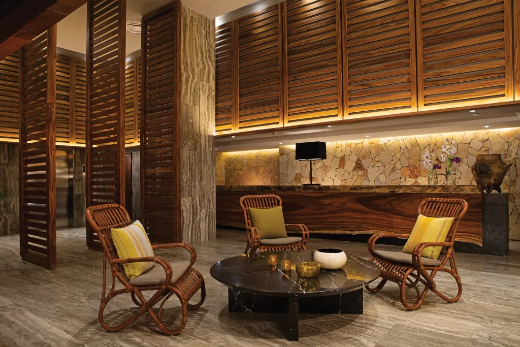 Breathless Cabo San Lucas front desk and reception