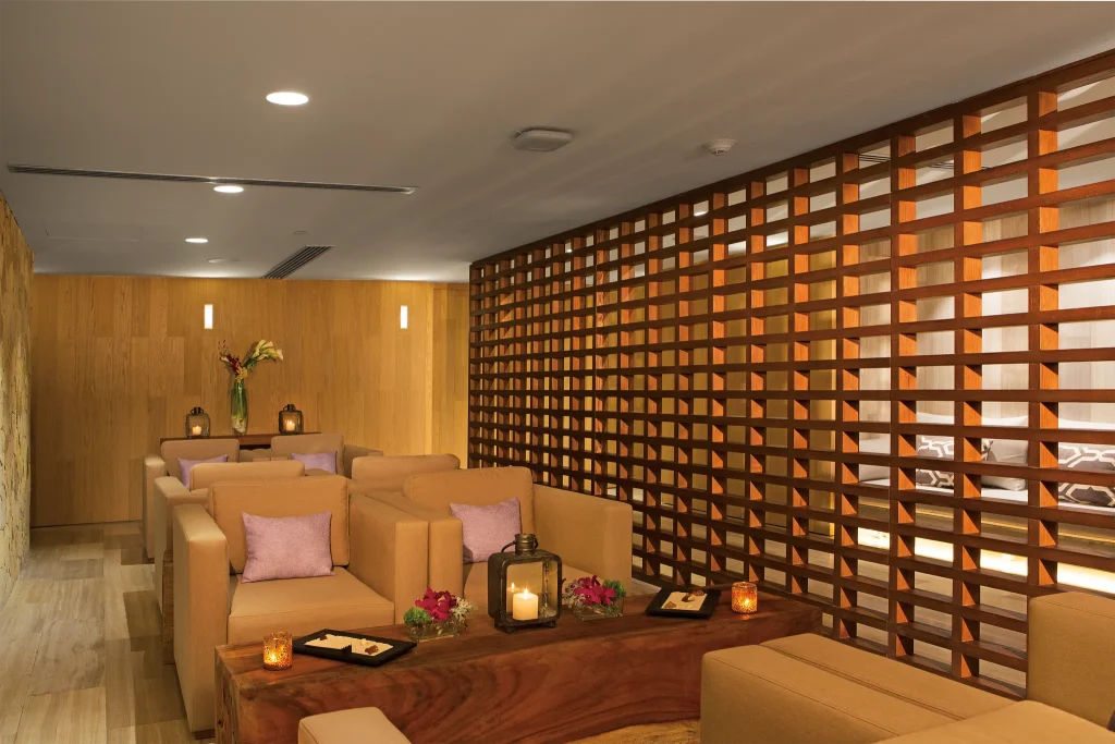Spa relaxation area