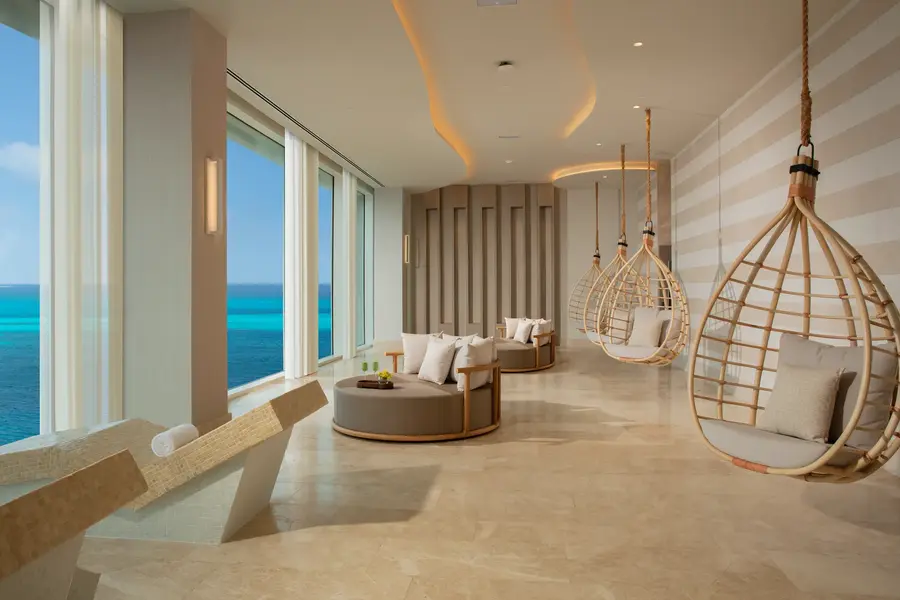 Relaxation area at the spa