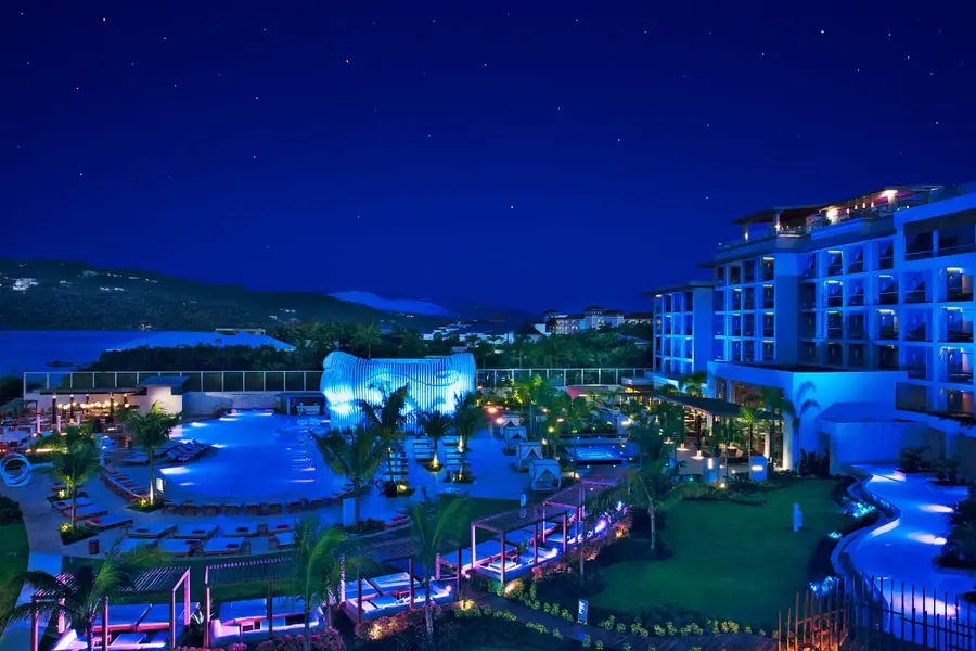 Breathless Montego Bay panoramic at night