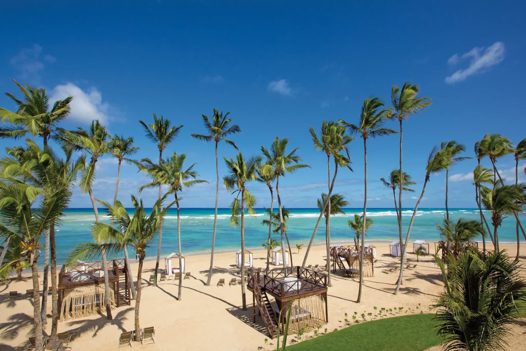 Panoramic beach view