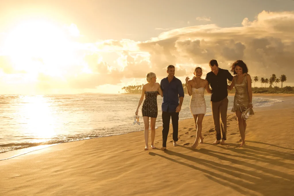 After party on the beach