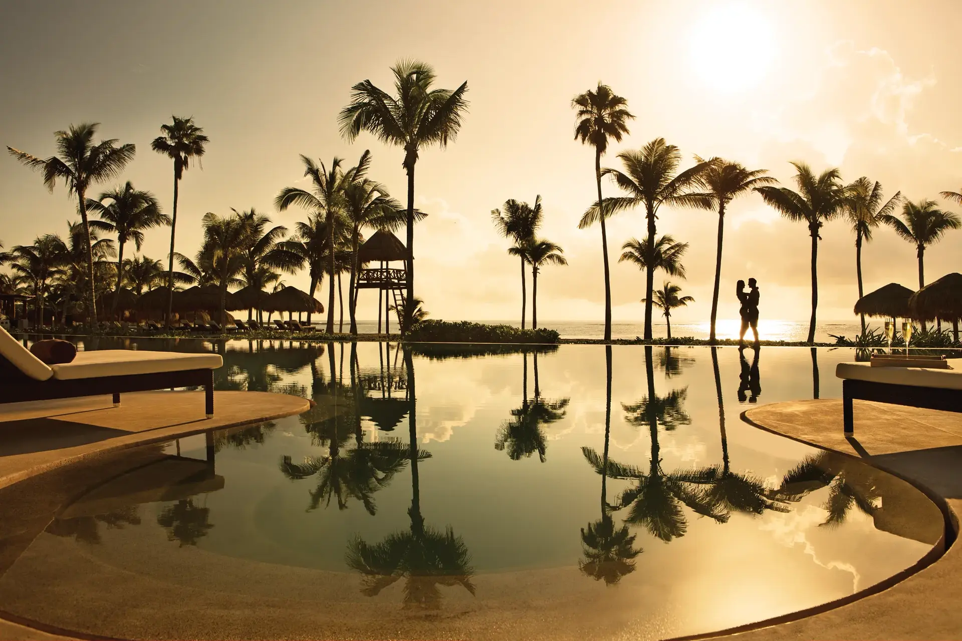 Secrets Resorts sunset lovers