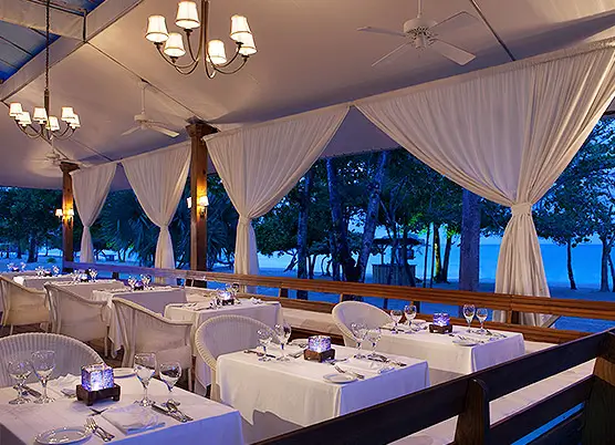 Beach Grill & Heliconia