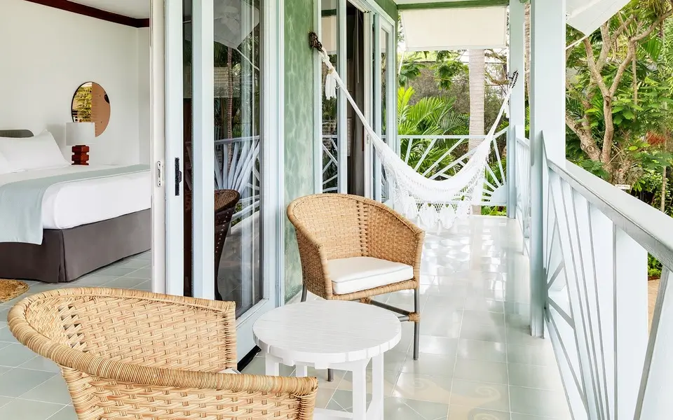 Garden suite balcony