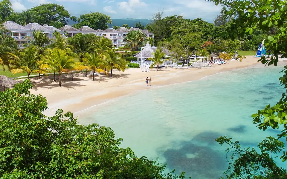 Beach aerial view