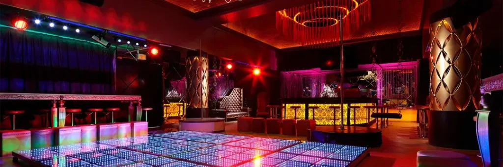 Dance floor at the night club