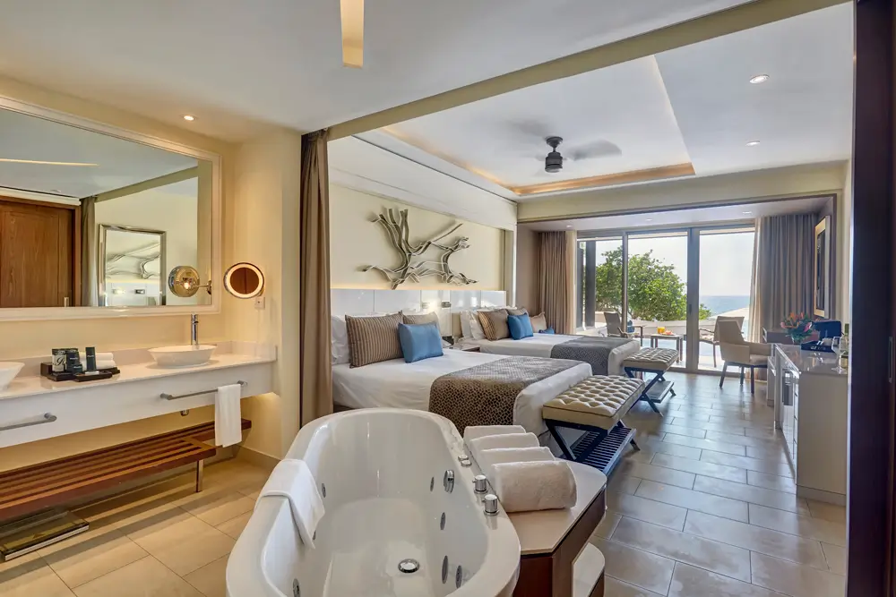 Grand Lido sunset swim-out suite