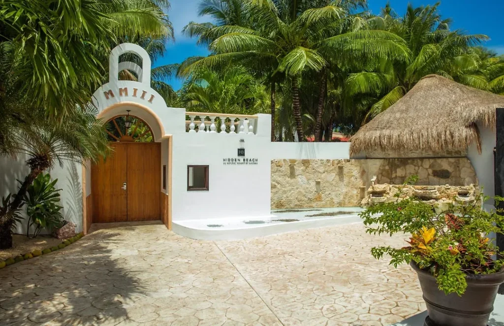 Hidden Beach Resort Entrance