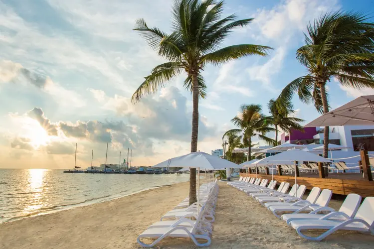 Temptation Beach at Sunset